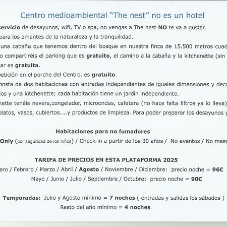 Centro Medioambiental The Nest - Adults Only Vendégház El Plano Kültér fotó